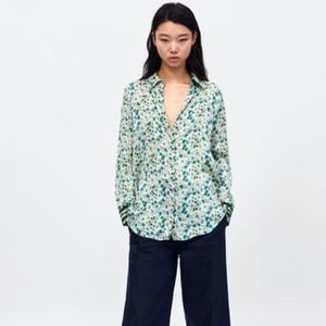NWT Zara top floral L